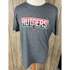 Camp David Men’s Gray Rutgers Short Sleeve T Shirt Size Large NWT NCAA